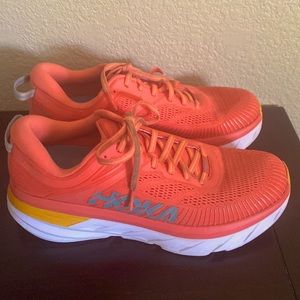 HOKA | Bondi size 9.5 bright coral